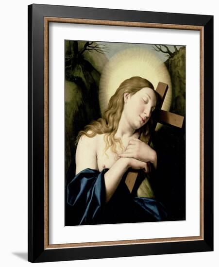 Penitent Magdalene-Giovanni Battista Salvi da Sassoferrato-Framed Giclee Print