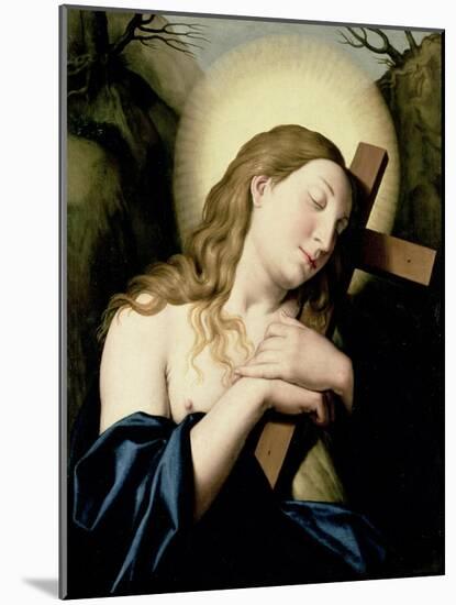 Penitent Magdalene-Giovanni Battista Salvi da Sassoferrato-Mounted Giclee Print