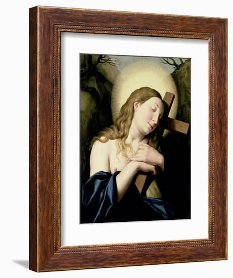 Penitent Magdalene-Giovanni Battista Salvi da Sassoferrato-Framed Giclee Print