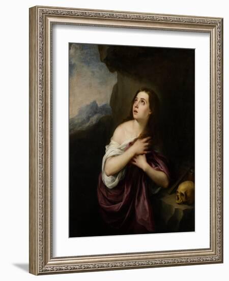 Penitent Magdelene, C.1650-65-Bartolome Esteban Murillo-Framed Giclee Print