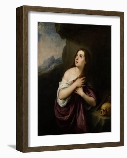 Penitent Magdelene, C.1650-65-Bartolome Esteban Murillo-Framed Giclee Print