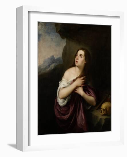 Penitent Magdelene, C.1650-65-Bartolome Esteban Murillo-Framed Giclee Print