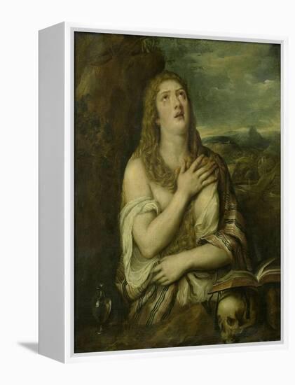 Penitent Mary Magdalene, C. 1550-80-Titian (Tiziano Vecelli)-Framed Stretched Canvas