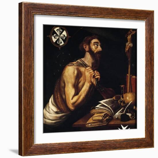 Penitent St Dominic, 1621-Alphonse Etienne Dinet-Framed Giclee Print