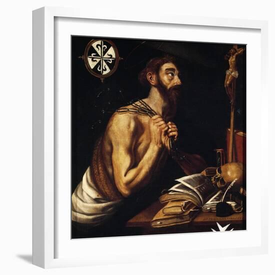 Penitent St Dominic, 1621-Alphonse Etienne Dinet-Framed Giclee Print