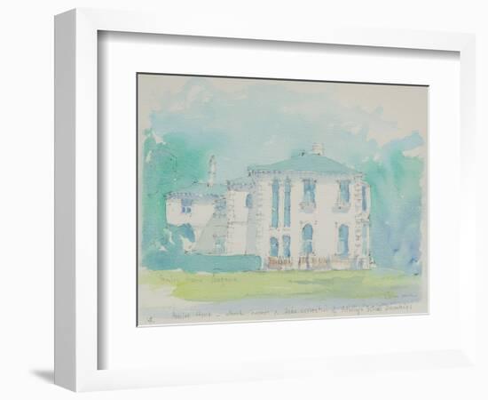 Penlee House, 1991 (W/C on Paper)-John Miller-Framed Giclee Print