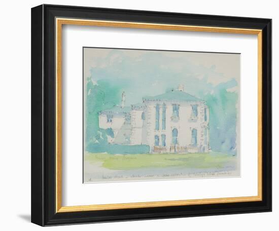 Penlee House, 1991 (W/C on Paper)-John Miller-Framed Giclee Print