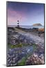 Penmon Point Lighthouse and Puffin Island, Anglesey, North Wales-Adam Burton-Mounted Photographic Print