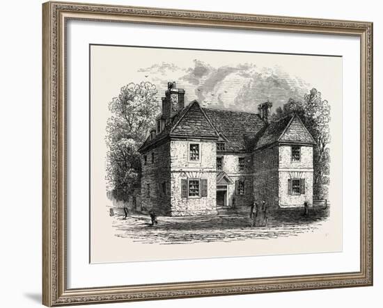 Penn's House, Philadelphia, USA, 1870s-null-Framed Giclee Print