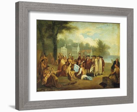 Penn's Treaty-Dirk Van Erp-Framed Giclee Print