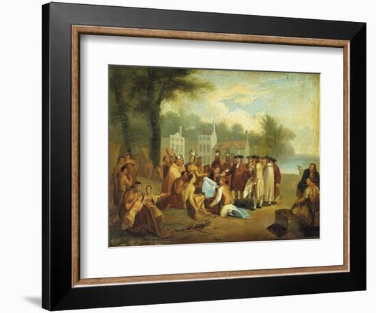 Penn's Treaty-Dirk Van Erp-Framed Giclee Print