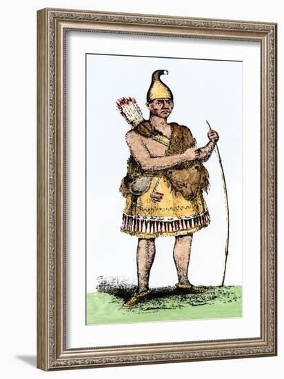 Pennacook Chief known as Passaconaway the Bashaba-null-Framed Giclee Print