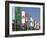 Pennants in Eyre Square Representing the Tribes of Galway, County Galway, Connacht, Ireland-Gary Cook-Framed Photographic Print