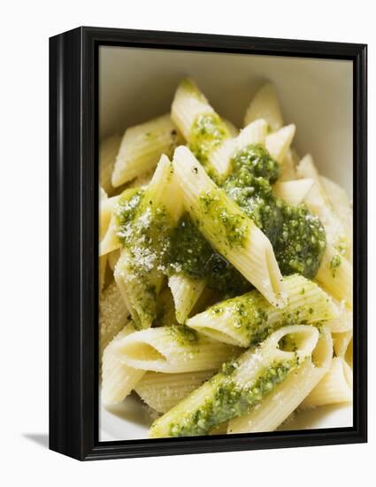 Penne with Pesto-null-Framed Premier Image Canvas