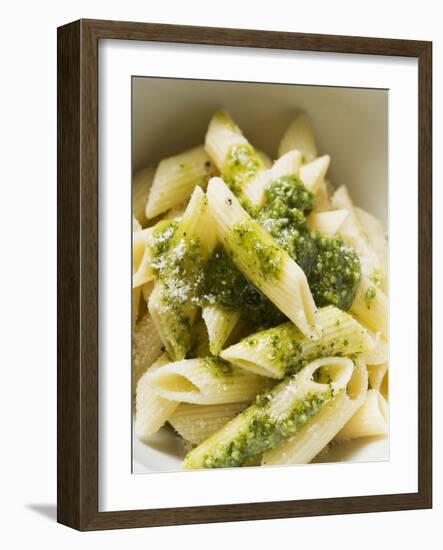 Penne with Pesto-null-Framed Photographic Print