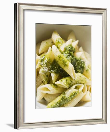 Penne with Pesto-null-Framed Photographic Print