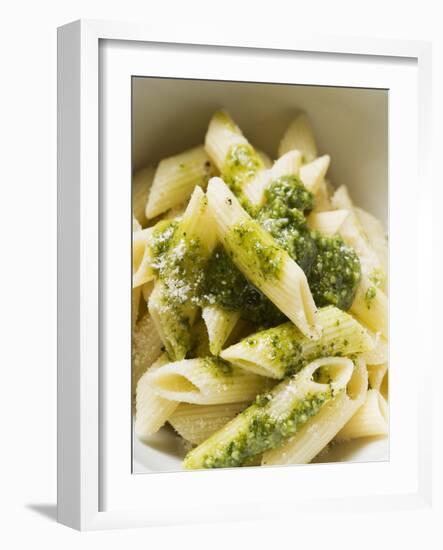 Penne with Pesto-null-Framed Photographic Print