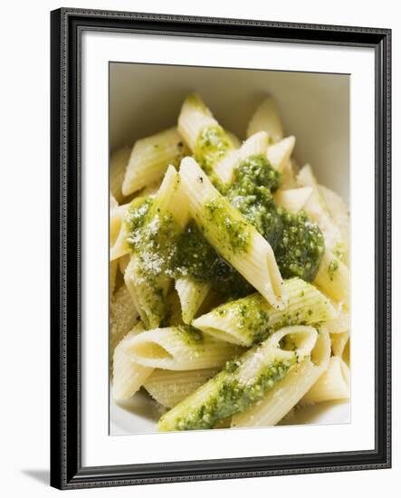 Penne with Pesto-null-Framed Photographic Print