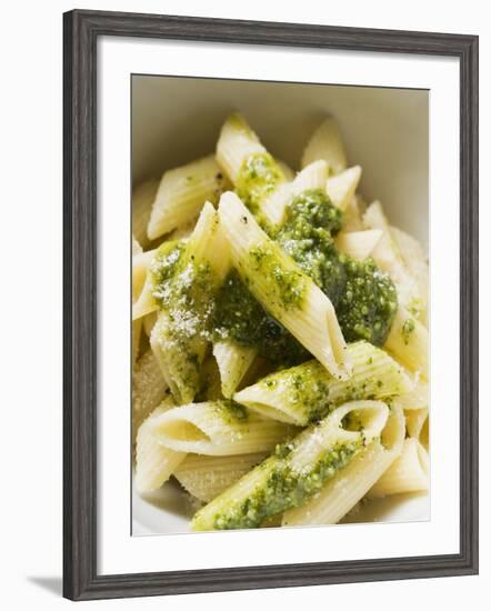 Penne with Pesto-null-Framed Photographic Print