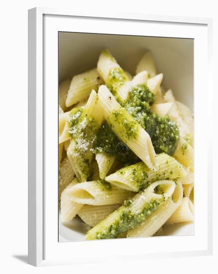 Penne with Pesto-null-Framed Photographic Print