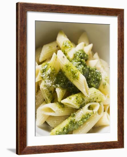 Penne with Pesto-null-Framed Photographic Print