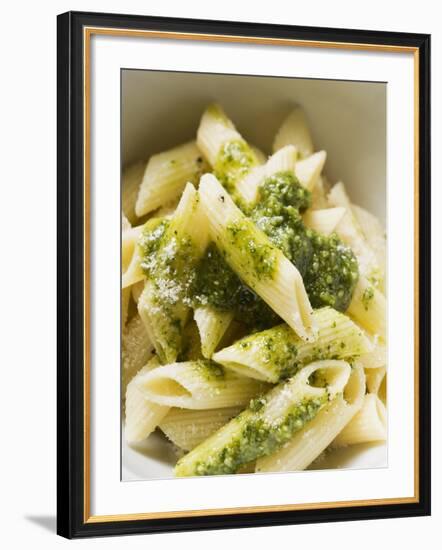 Penne with Pesto-null-Framed Photographic Print