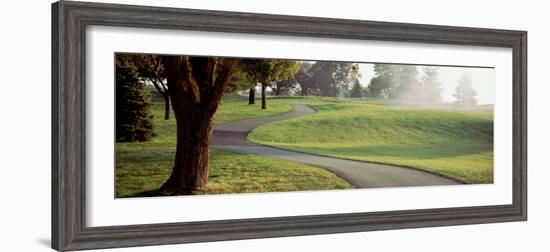 Pennsylvania, Ace Center Golf Course, Empty Walkway in the Golf Course-null-Framed Photographic Print