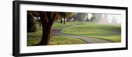 Pennsylvania, Ace Center Golf Course, Empty Walkway in the Golf Course-null-Framed Photographic Print