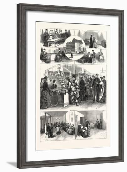 Pennsylvania: an Afternoon in the Industrial Home for Blind Women Philadelphia-null-Framed Giclee Print