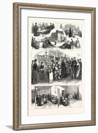 Pennsylvania: an Afternoon in the Industrial Home for Blind Women Philadelphia-null-Framed Giclee Print