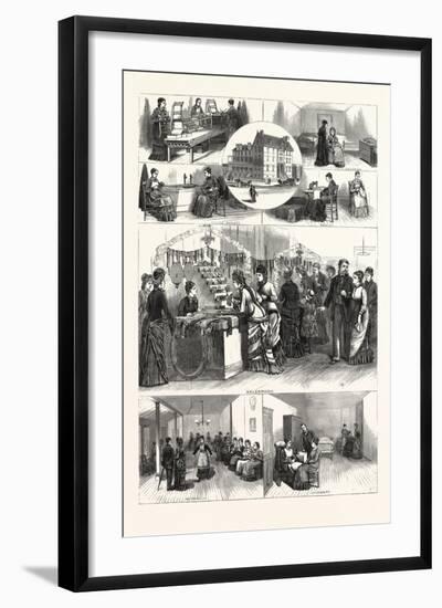 Pennsylvania: an Afternoon in the Industrial Home for Blind Women Philadelphia-null-Framed Giclee Print