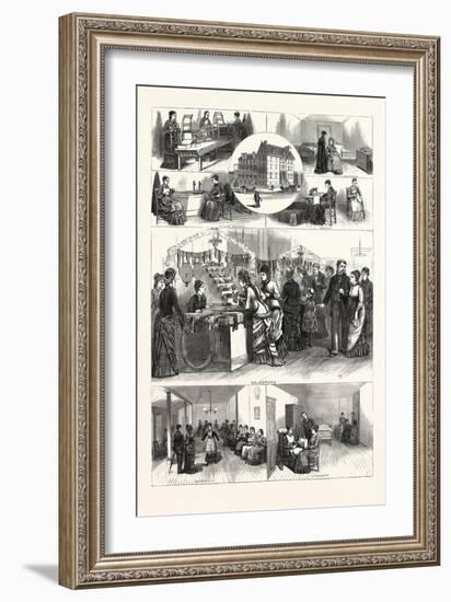 Pennsylvania: an Afternoon in the Industrial Home for Blind Women Philadelphia-null-Framed Giclee Print