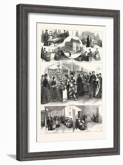 Pennsylvania: an Afternoon in the Industrial Home for Blind Women Philadelphia-null-Framed Giclee Print