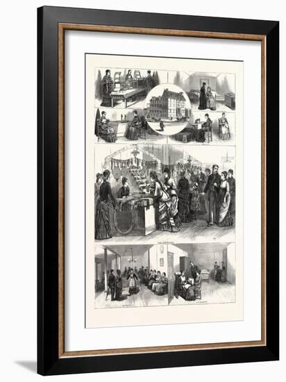 Pennsylvania: an Afternoon in the Industrial Home for Blind Women Philadelphia-null-Framed Giclee Print