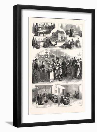 Pennsylvania: an Afternoon in the Industrial Home for Blind Women Philadelphia-null-Framed Giclee Print