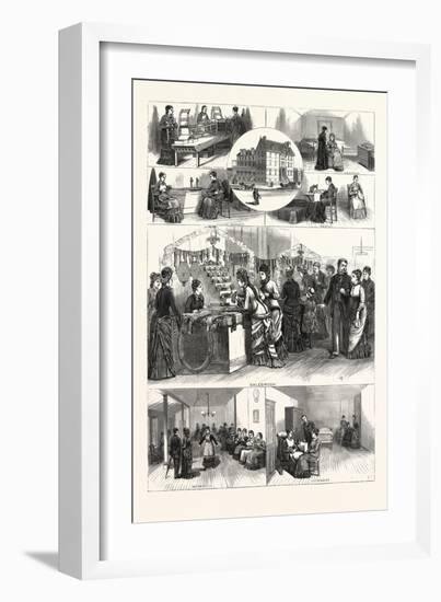 Pennsylvania: an Afternoon in the Industrial Home for Blind Women Philadelphia-null-Framed Giclee Print