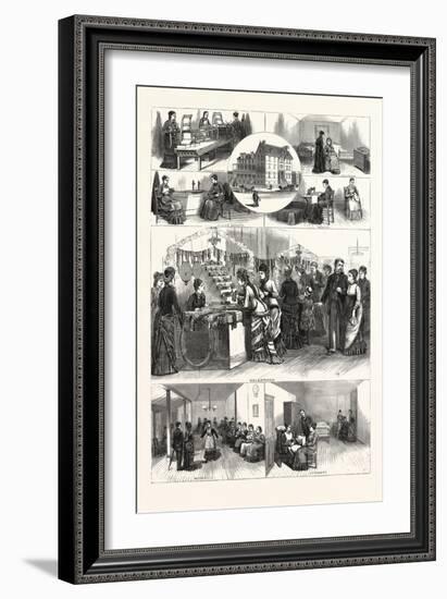 Pennsylvania: an Afternoon in the Industrial Home for Blind Women Philadelphia-null-Framed Giclee Print