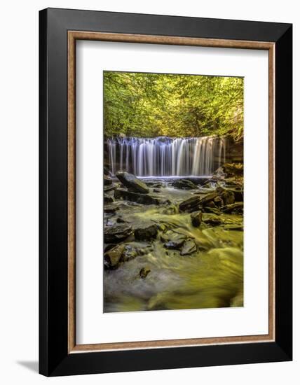 Pennsylvania, Benton, Ricketts Glen State Park. Oneida Falls Cascade-Jay O'brien-Framed Photographic Print