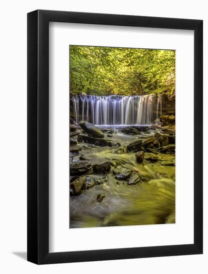 Pennsylvania, Benton, Ricketts Glen State Park. Oneida Falls Cascade-Jay O'brien-Framed Photographic Print