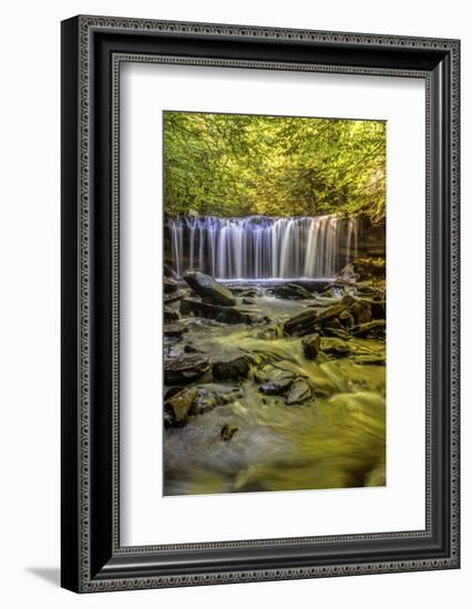 Pennsylvania, Benton, Ricketts Glen State Park. Oneida Falls Cascade-Jay O'brien-Framed Photographic Print