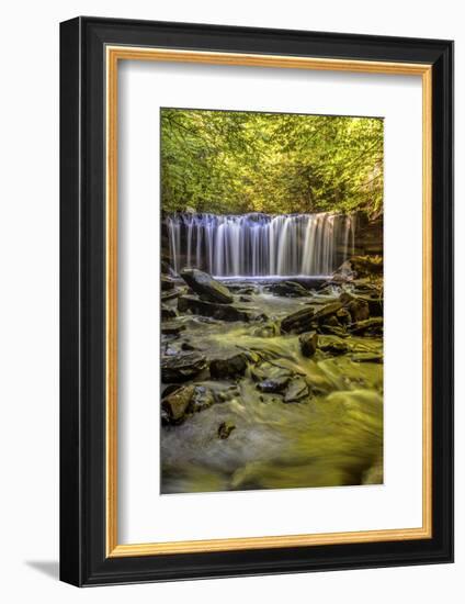 Pennsylvania, Benton, Ricketts Glen State Park. Oneida Falls Cascade-Jay O'brien-Framed Photographic Print