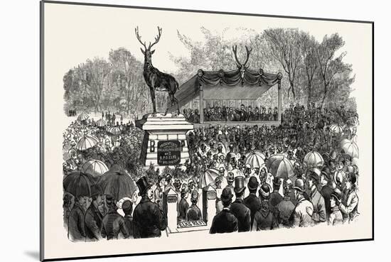 Pennsylvania: Dedication of the Elks' Monument in Mount Moriah Cemetery-null-Mounted Giclee Print