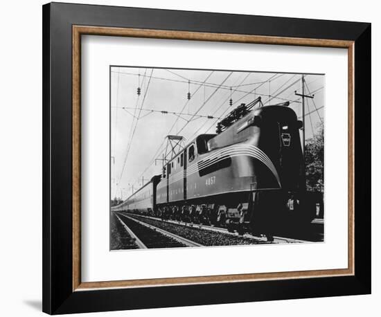 Pennsylvania Electric Locomotive-null-Framed Photographic Print