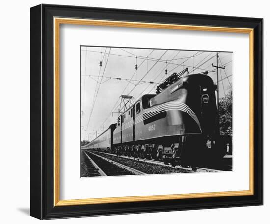 Pennsylvania Electric Locomotive-null-Framed Photographic Print