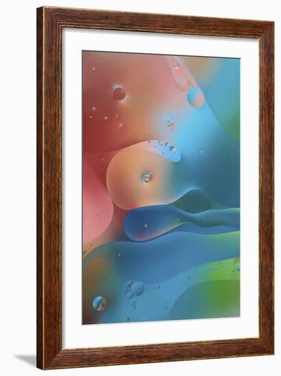 Pennsylvania, Erie. Oil Abstract-Don Paulson-Framed Photographic Print