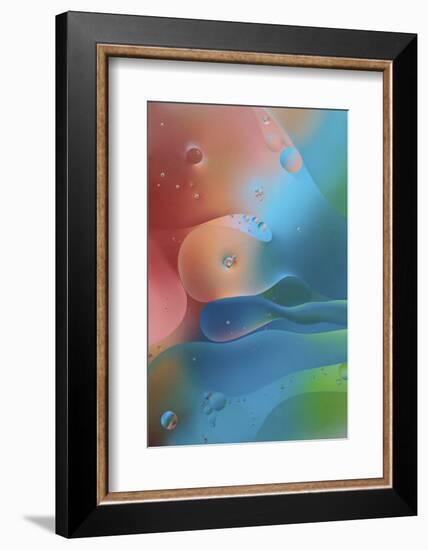 Pennsylvania, Erie. Oil Abstract-Don Paulson-Framed Photographic Print