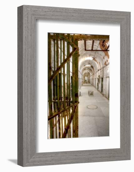 Pennsylvania, Philadelphia, Eastern State Penitentiary. Interior-Jay O'brien-Framed Photographic Print