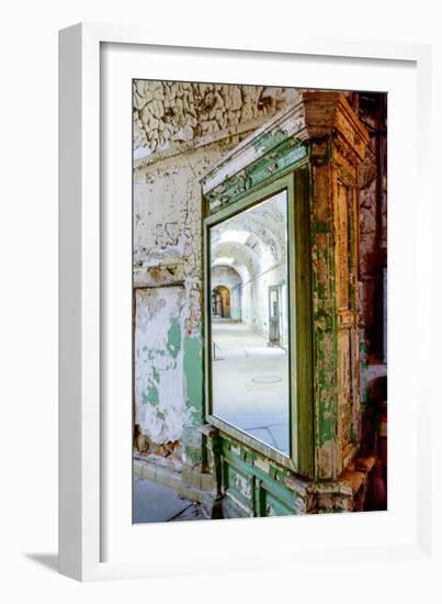 Pennsylvania, Philadelphia, Eastern State Penitentiary. Interior-Jay O'brien-Framed Photographic Print