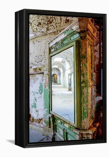 Pennsylvania, Philadelphia, Eastern State Penitentiary. Interior-Jay O'brien-Framed Premier Image Canvas