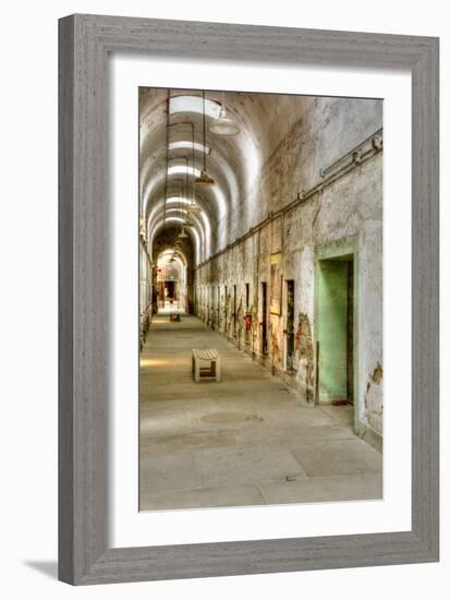 Pennsylvania, Philadelphia, Eastern State Penitentiary. Interior-Jay O'brien-Framed Photographic Print